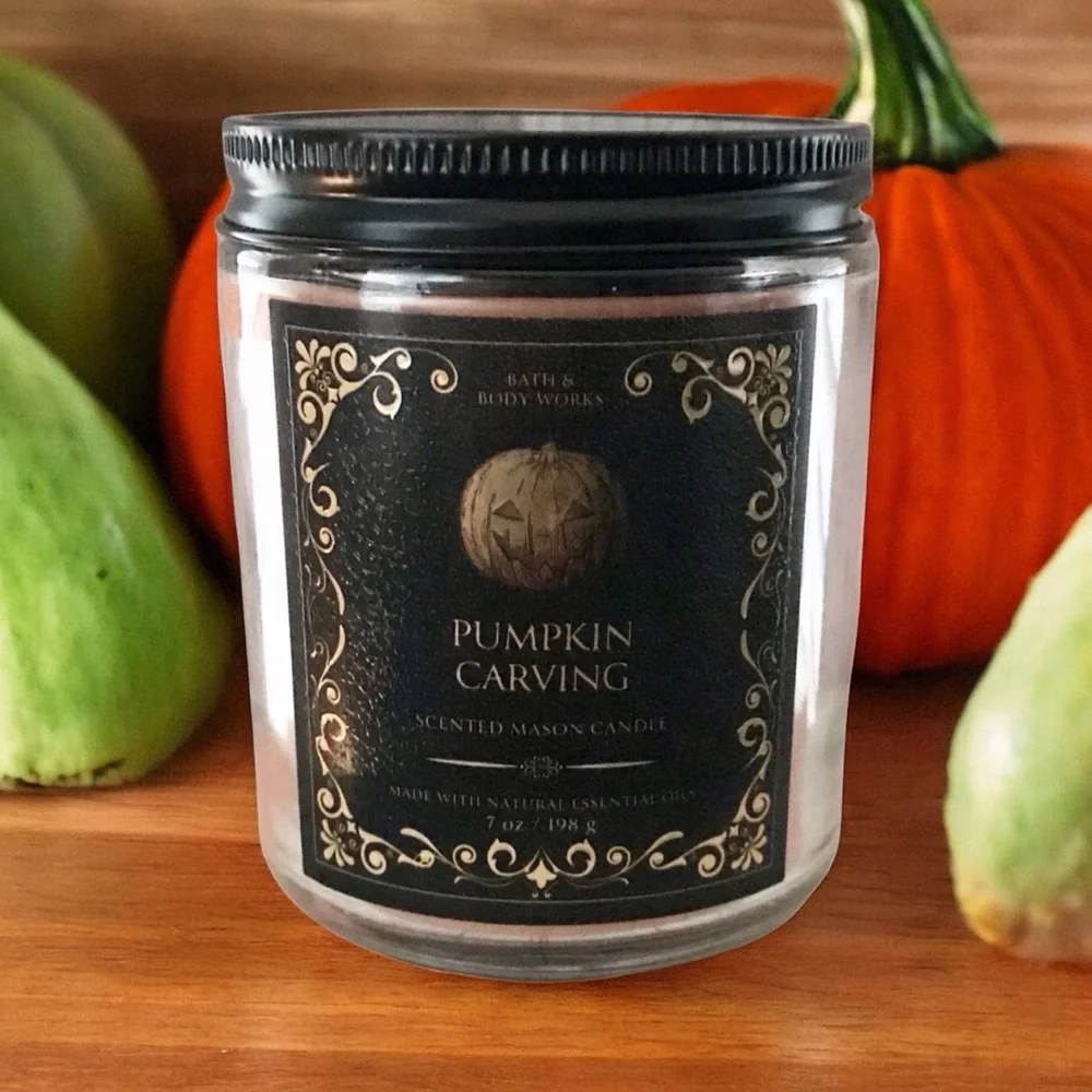 ๐30+ Hrs Pumpkin Carving Single Wick Candle - Picture 1 of 4